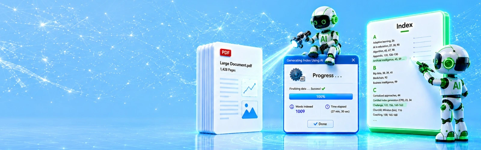 AI powered indexing