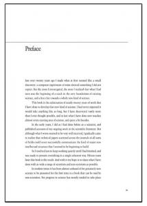 Preface Page Sample